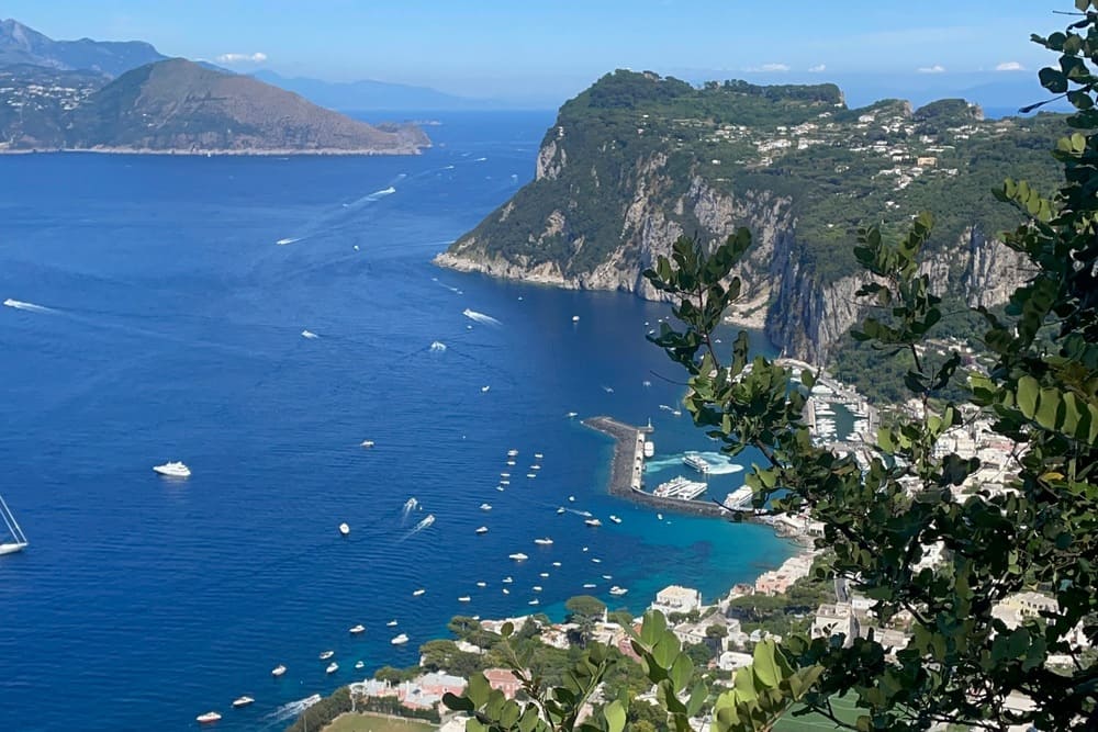 Vista da Vila San Michele, Anacapri.